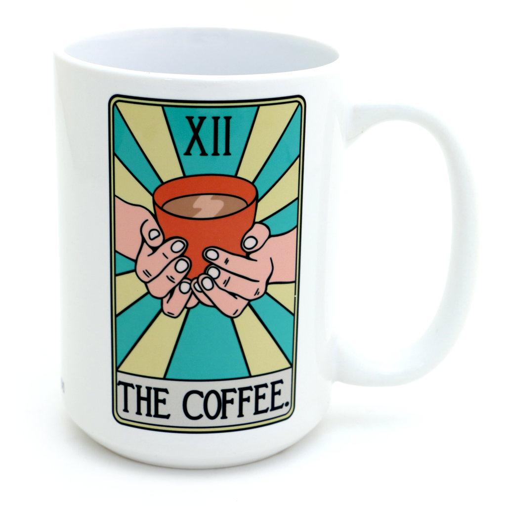 The Coffee, tarot card mug, funny gift for coffee drinker, fortune teller mug