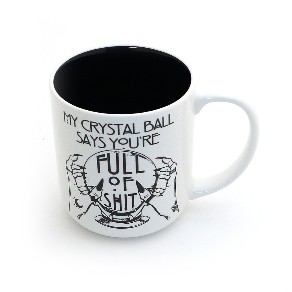 My crystal ball, witch mug, witchy woman, Halloween mug, mature language