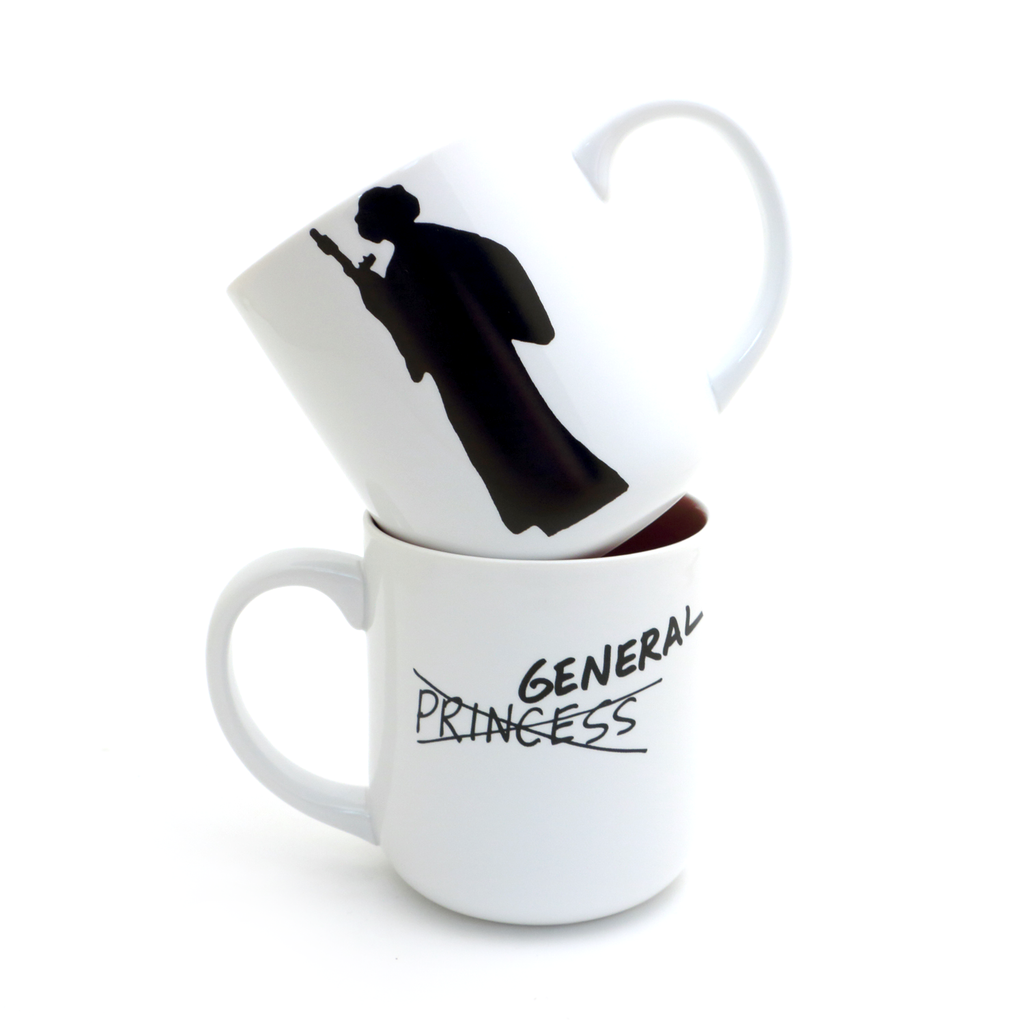 Princess slash General Leia mug, Girl Boss mug