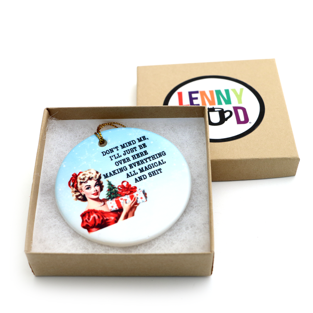 Magical and Shit Ornament, Funny Christmas Ornament
