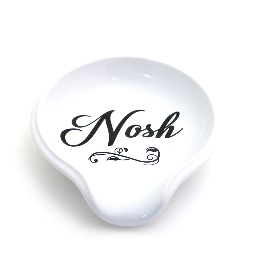 Nosh Spoon rest, hostess gift, Judaica, jewish home