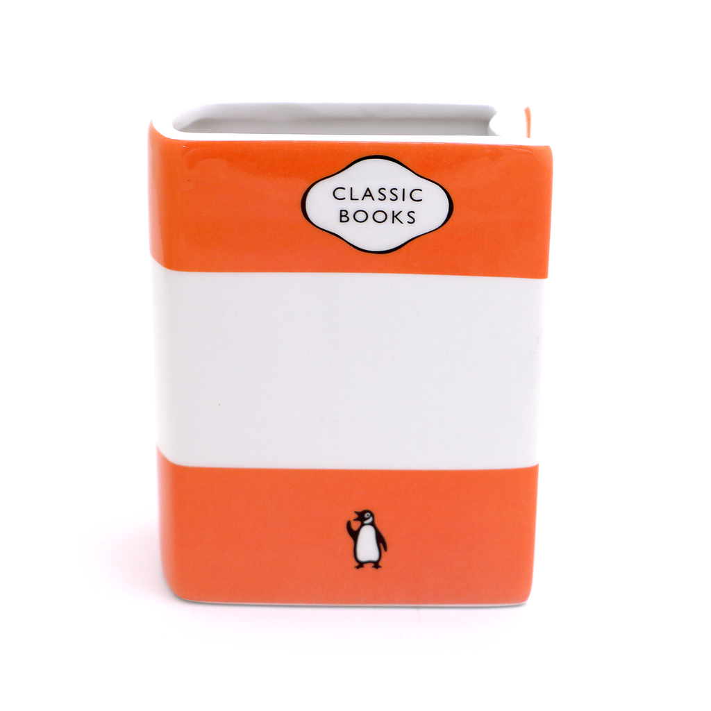 Custom book vase, Penguin classic, personalized gift for reader