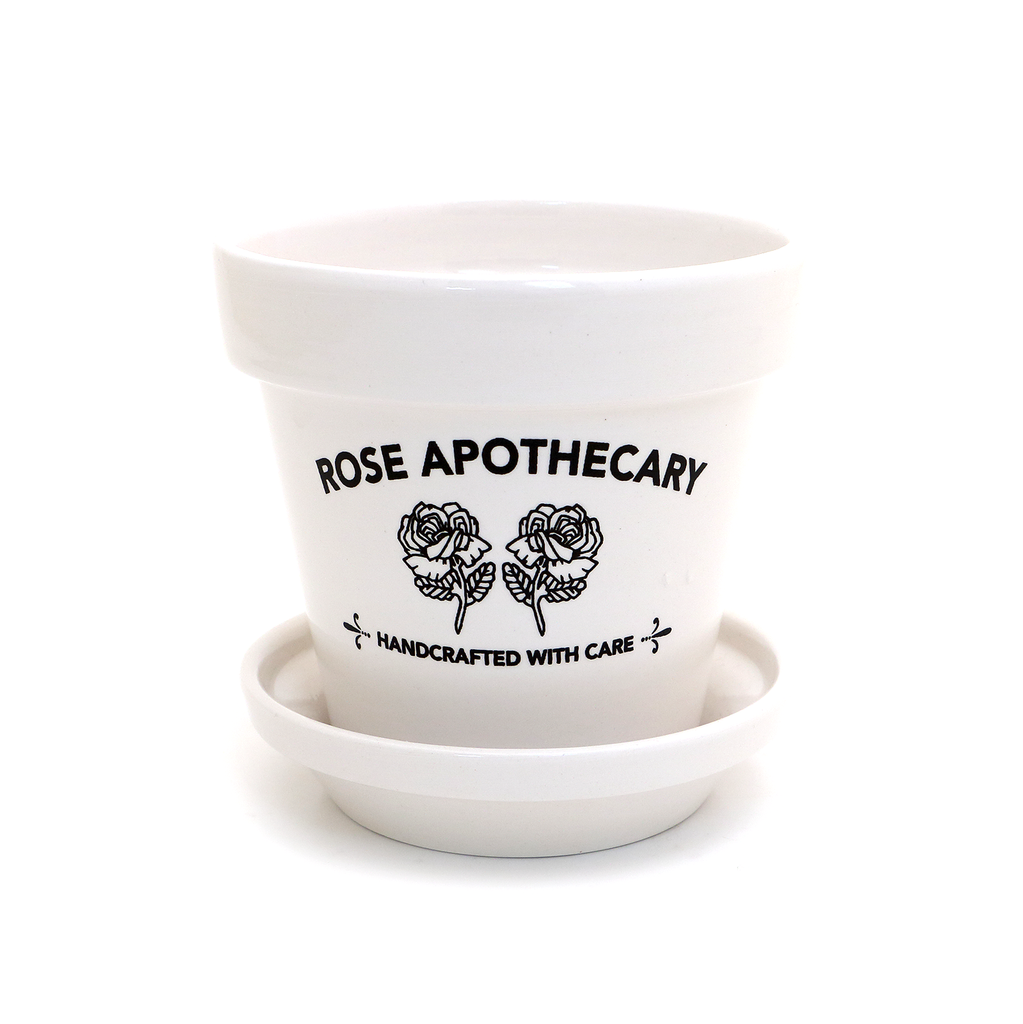 Schitt's Creek, Rose Apothecary small planter with dish, funny planter