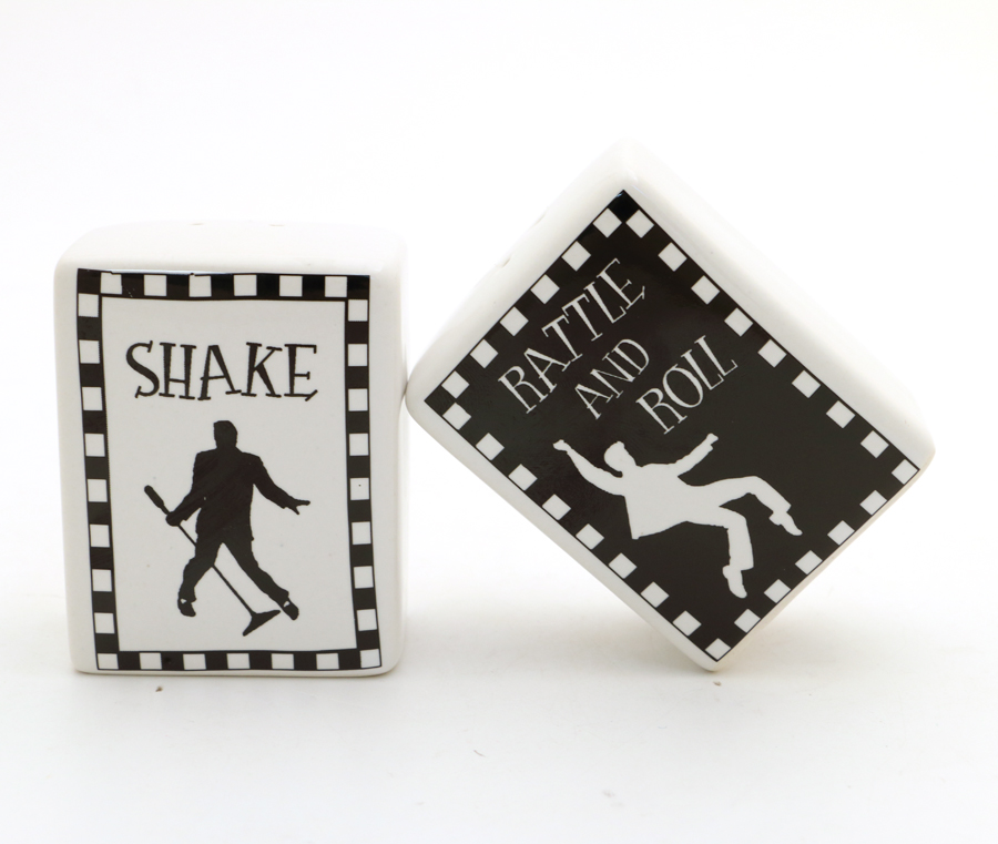 Shake Rattle and Roll Salt and Pepper Set