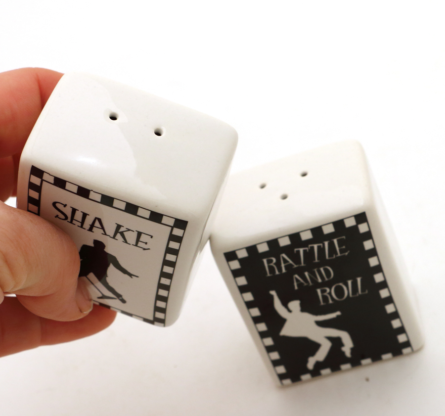 Shake Rattle and Roll Salt and Pepper Set