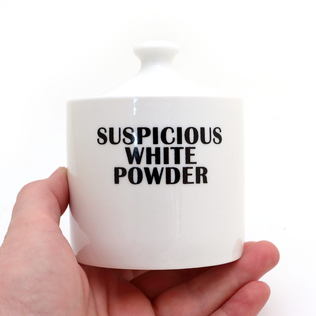 Suspicious White Powder Sugar Bowl