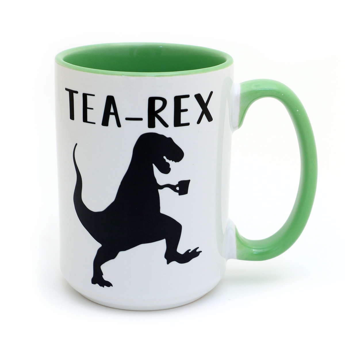 Tea-Rex 15 oz mug, gift for tea drinker – LennyMud