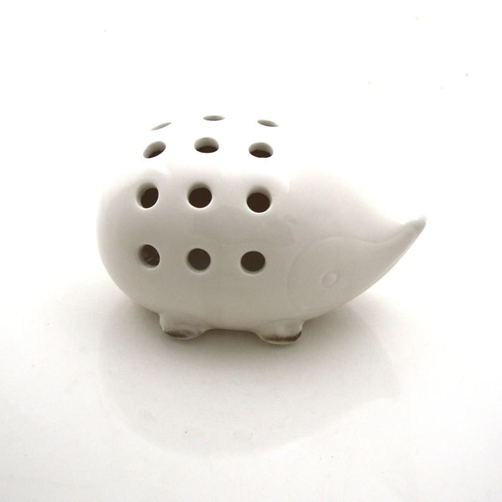 Perfect gift for a woodland animal lover-- this handmade ceramic porcupine or hedgehog (i'm a city