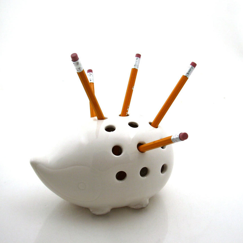 Perfect gift for a woodland animal lover-- this handmade ceramic porcupine or hedgehog (i'm a city