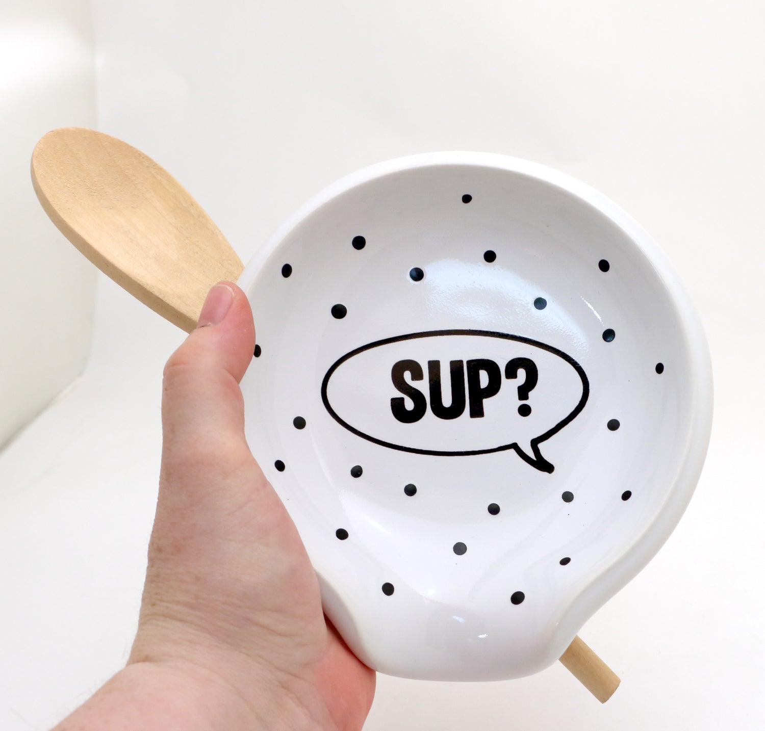 Sup? Spoon rest, funny gift for cook, kitchen gift – LennyMud