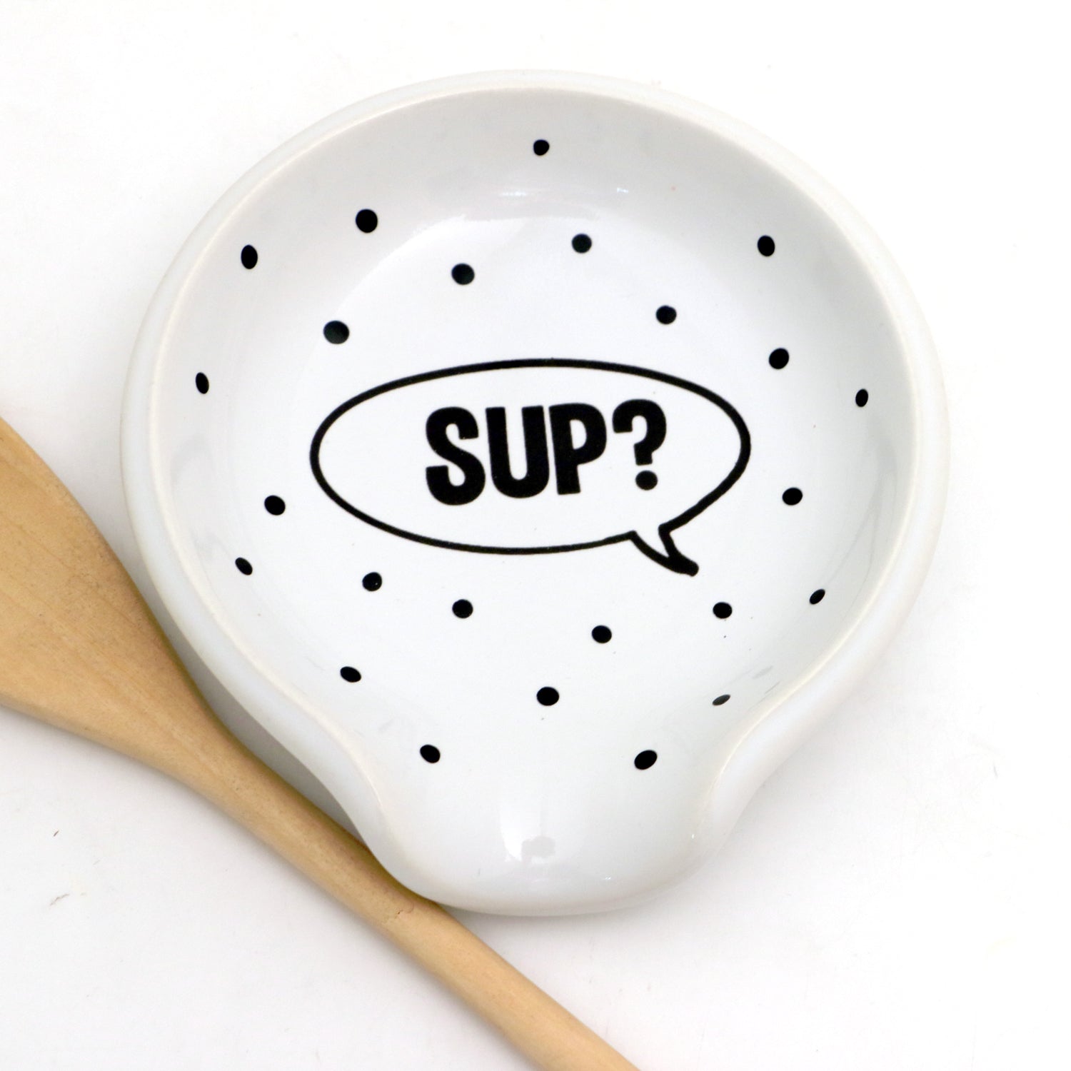 Sup? Spoon rest, funny gift for cook, kitchen gift – LennyMud