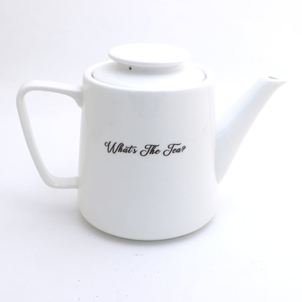 Porcelain teapot, Kermit meme, What's the Tea?