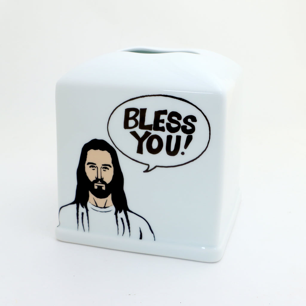 Jesus Bless You - Tissue Box Cover