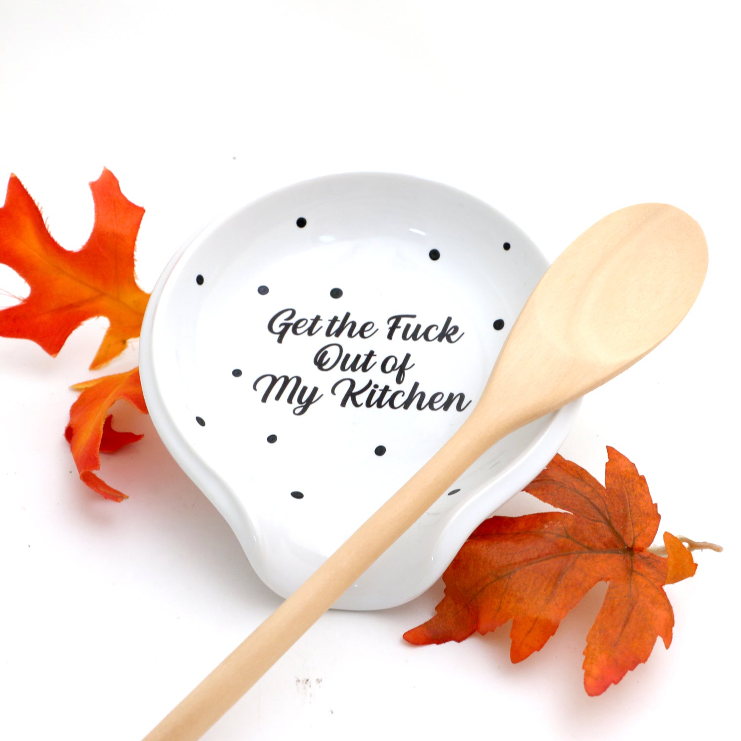 Ceramic Spoon Rest, I F'ing Hate Cooking, Funny Gift, the F Bomb, Mature  Language 
