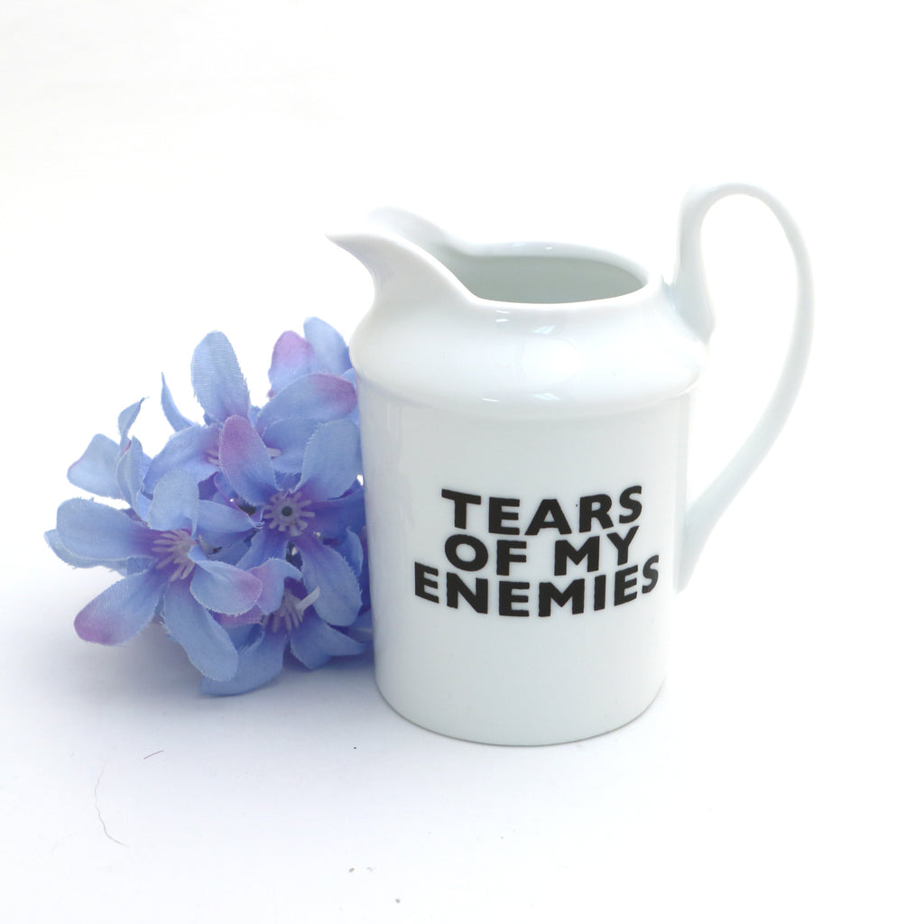 Tears Of My Enemies pitcher. creamer, funny novelty gift, on SALE