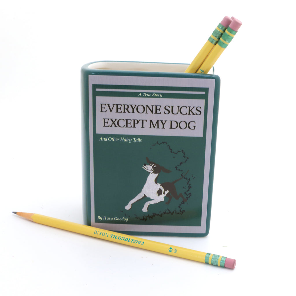 F Around and Find Out, book pencil holder, vase, or planter, –