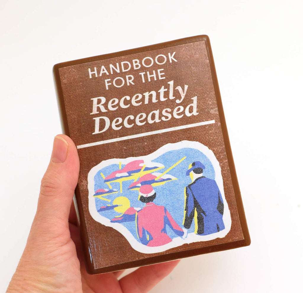Handbook for the Recently Deceased, pencil holder, book vase, Beetlejuice fan art