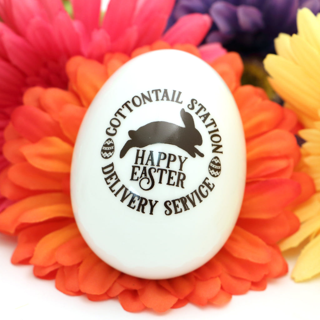 Porcelain Easter egg, Easter Bunny Delivery service