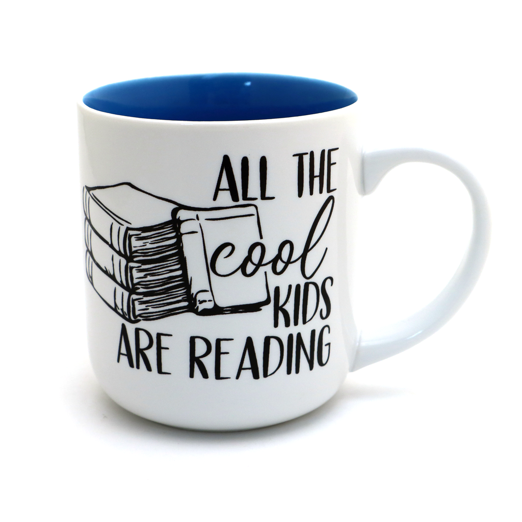 Cool Kids are Reading, Banned Books mug, book lover