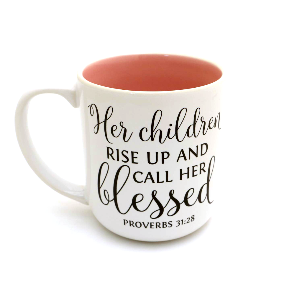 Blessed Mama mug with Bible Quote, Mother's Day Gift, Religious mug