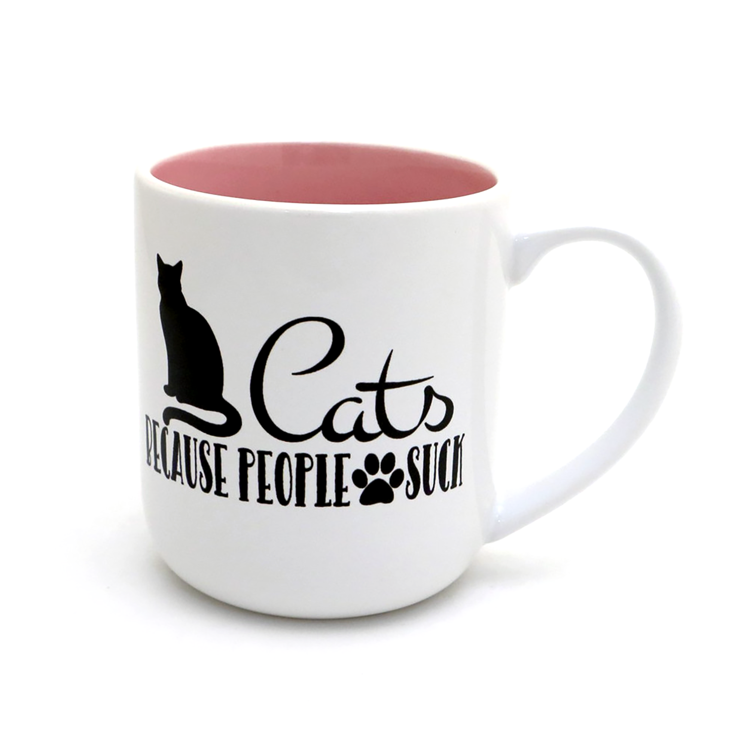 Cats books and coffee lovers , Cute cat design' Sticker