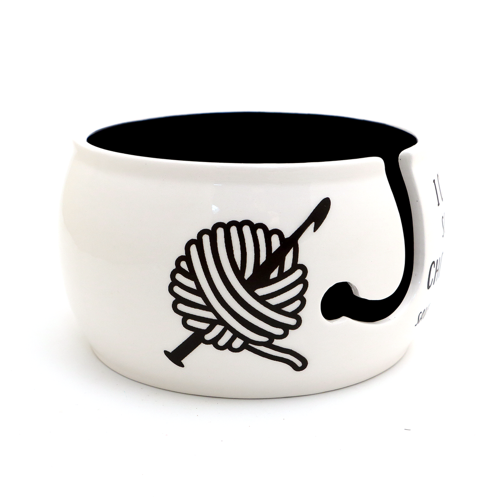 I Crochet So I Don't Choke People Yarn Bowl LennyMud