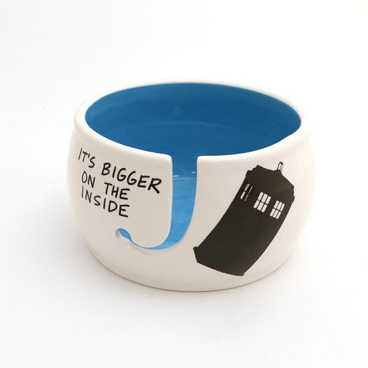 Dr. Who - It's Bigger on the Inside Yarn Bowl – LennyMud