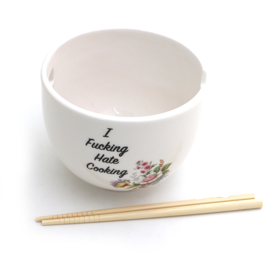 Chopstick Bowl, Hate Cooking, Mature language, ceramic noodle bowl