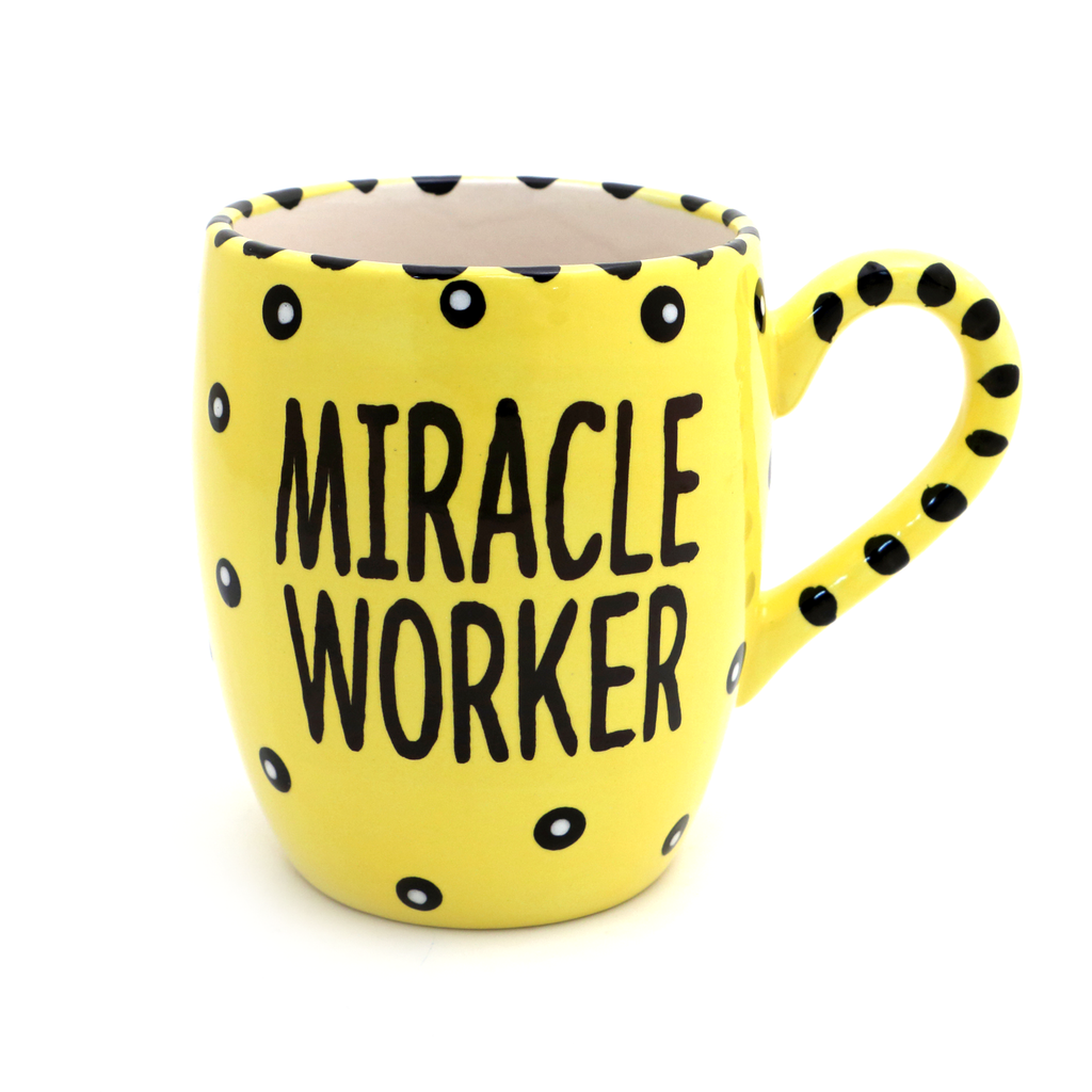 Miracle Worker mug, Criminal Minds. Penelope Garcia prop mug, volunteer gift