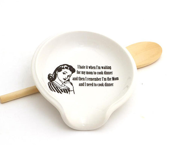 

Add a little snark to the kitchen! Retro Mom muses: "i hate it when I'm waiting for my mom to coo