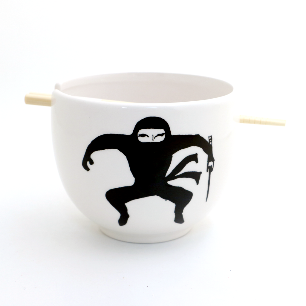Ninja Chopstick Bowl, ramen bowl, noodle bowl