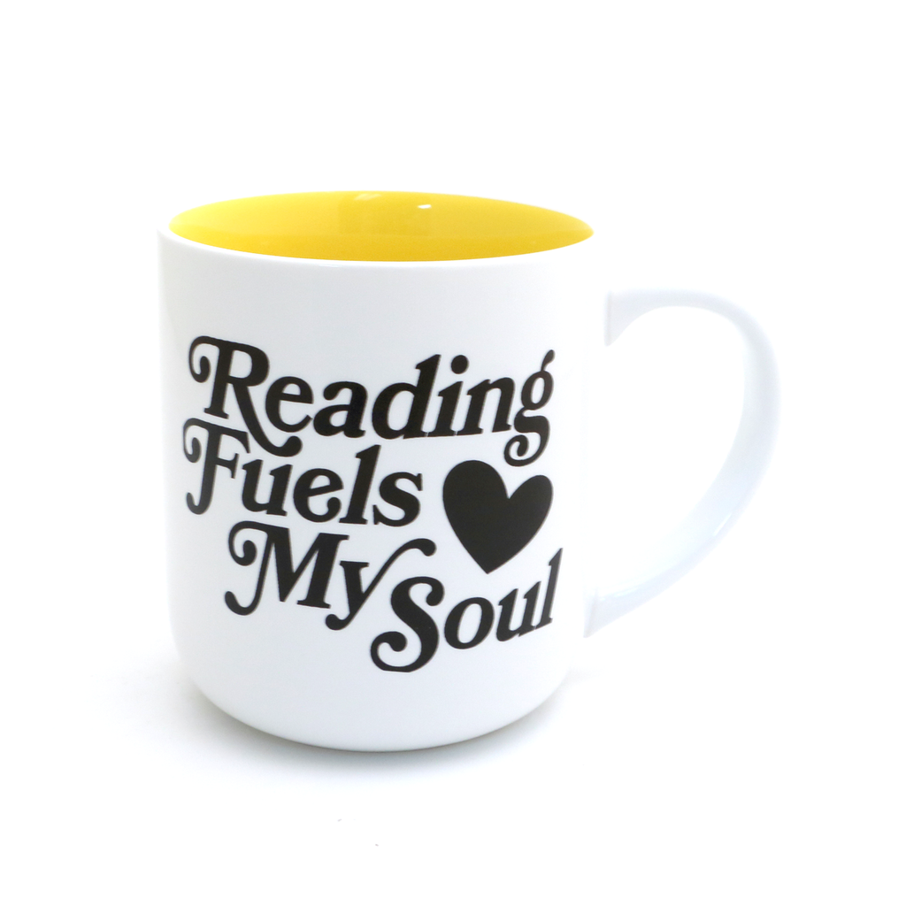 Reading Fuels My Soul mug, Read More Books, gift for book lover