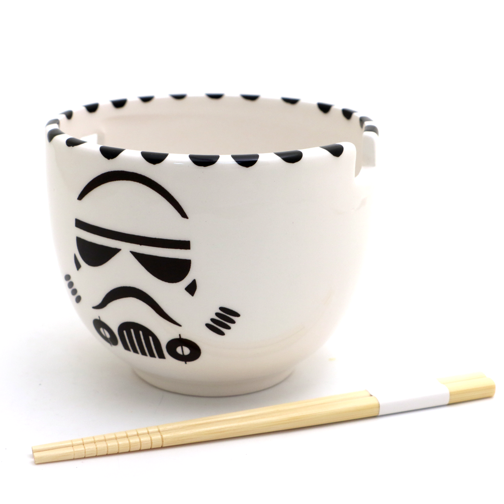 OOPS SALE Star Wars Storm Trooper Chopstick Bowl, Noodle bowl