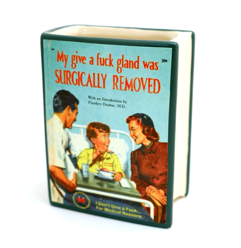 Book parody, Mature language, funny get well soon gift, surgically removed